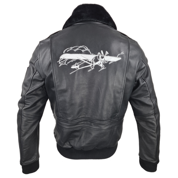 Men's Air Force Black Leather Jacket