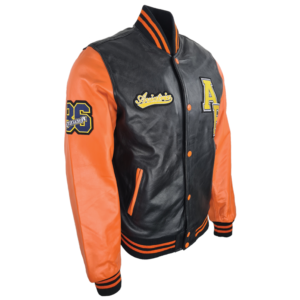 Men Varsity Leather Jacket